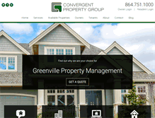 Tablet Screenshot of convergentpg.com